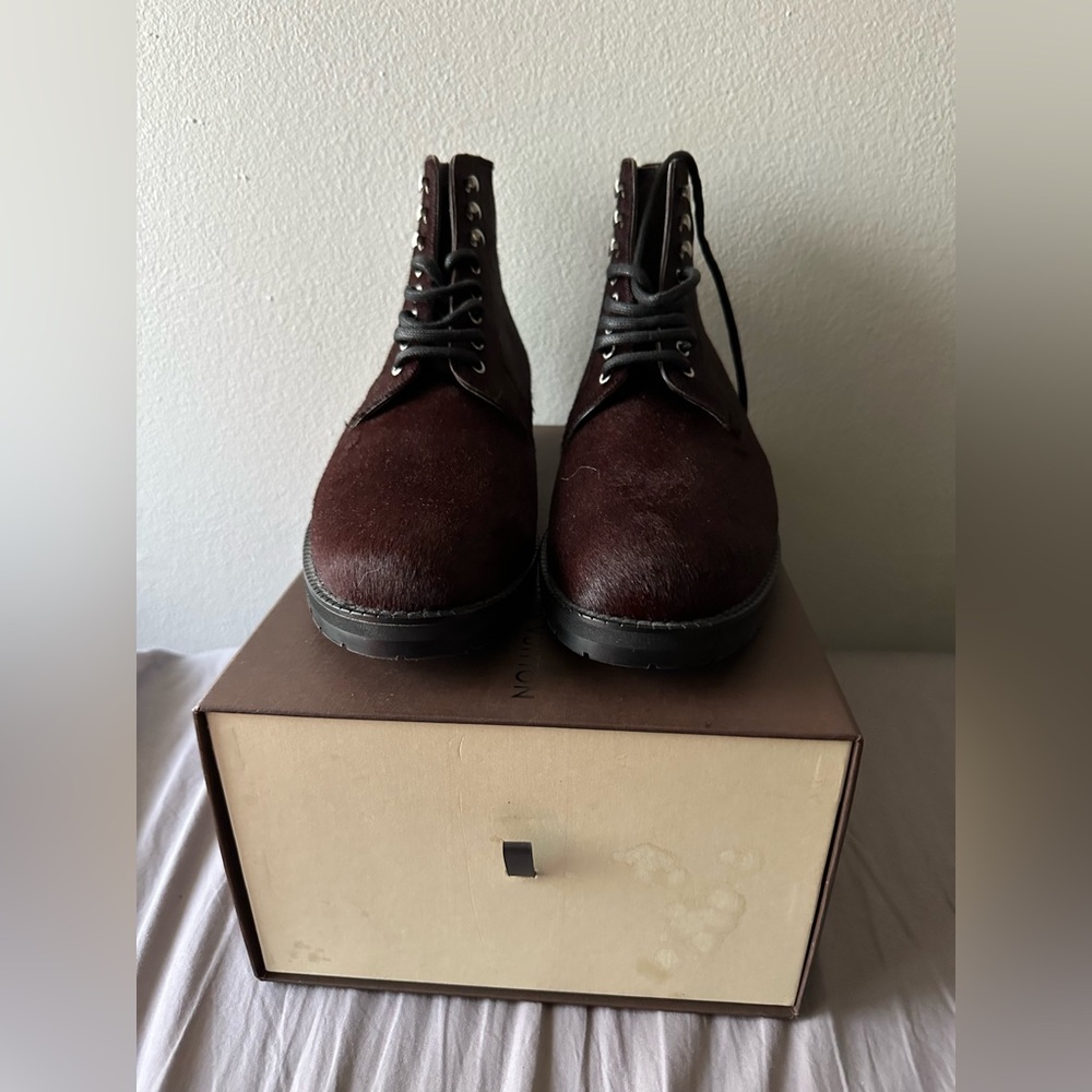 Louis Vuitton Men Pony Hair Boot 9.5UK 10.5US New Never Worn - Picture 2 of 7